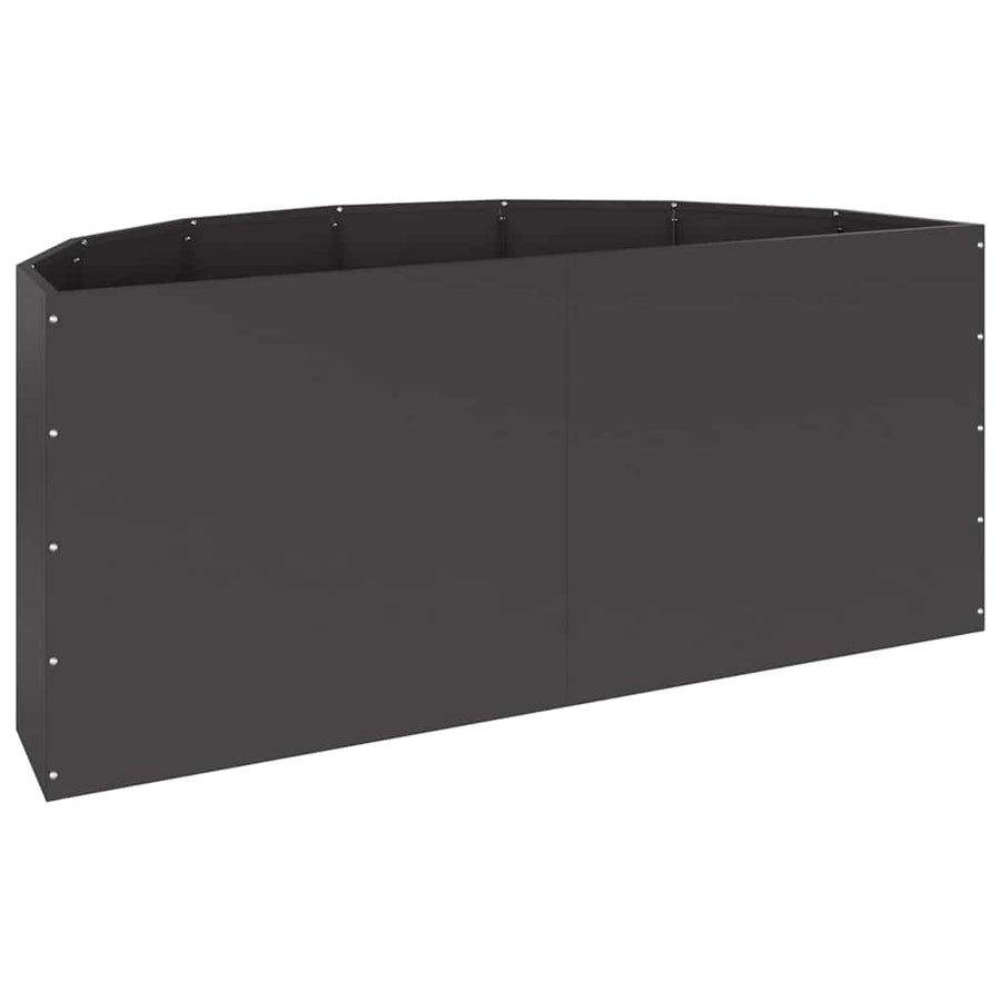 Plantenbak Zwart 120 x 60 x 50 cm Staal