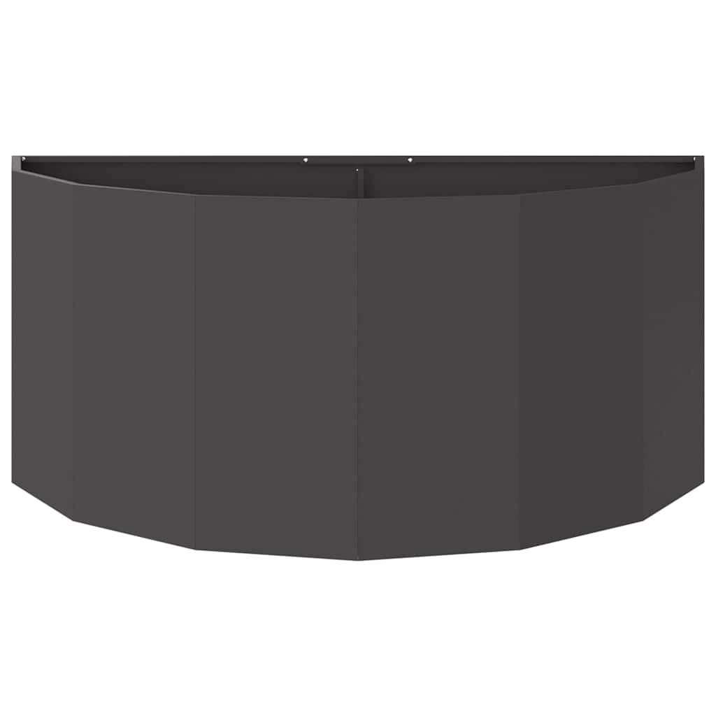 Plantenbak Zwart 120 x 60 x 50 cm Staal