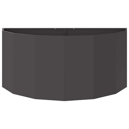 Plantenbak Zwart 120 x 60 x 50 cm Staal