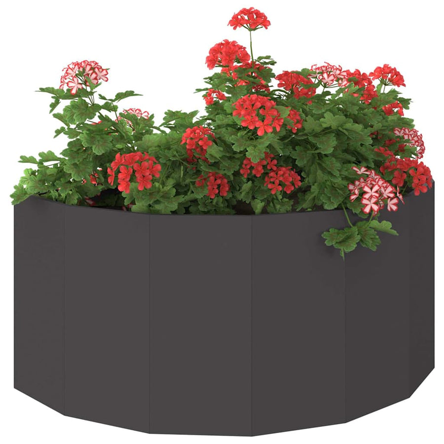 Plantenbak Zwart 120 x 60 x 50 cm Staal