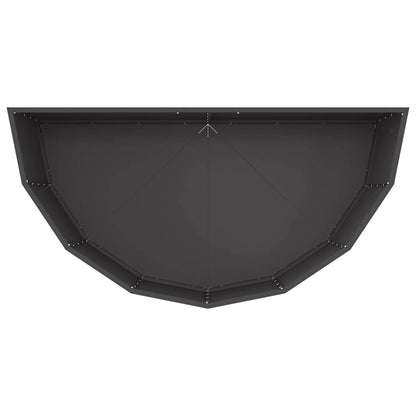 Plantenbak Zwart 120 x 60 x 50 cm Staal