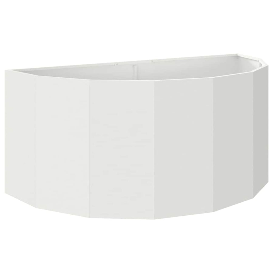 Plantenbak Wit 120 x 60 x 50 cm Staal