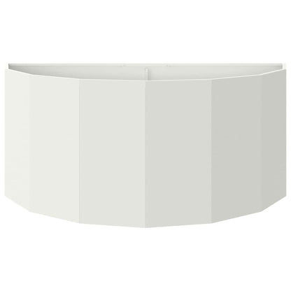 Plantenbak Wit 120 x 60 x 50 cm Staal