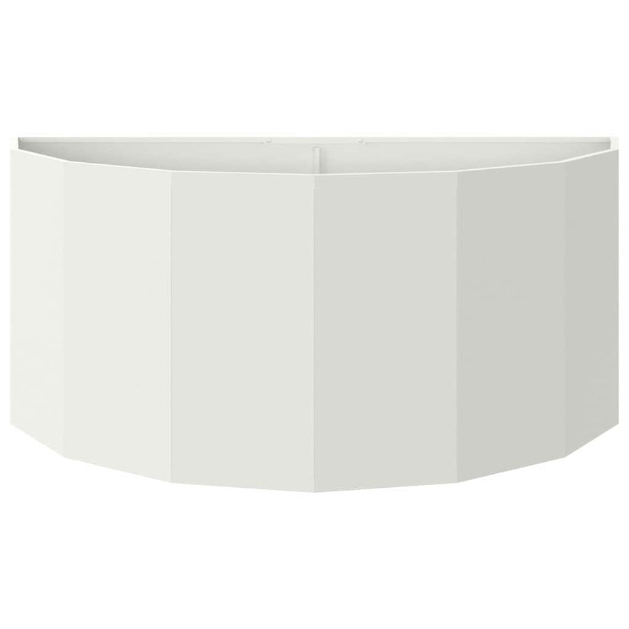 Plantenbak Wit 120 x 60 x 50 cm Staal