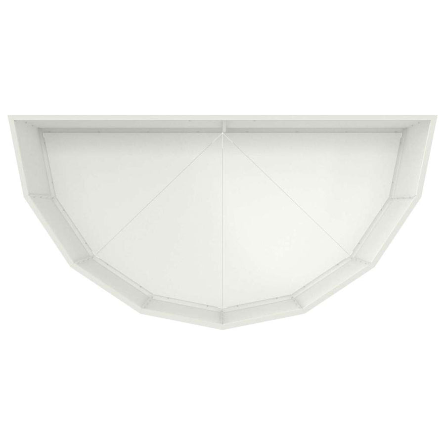Plantenbak Wit 120 x 60 x 50 cm Staal