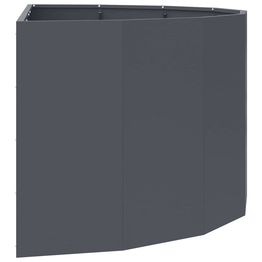 Plantenbak Antraciet 120 x 60 x 50 cm Staal