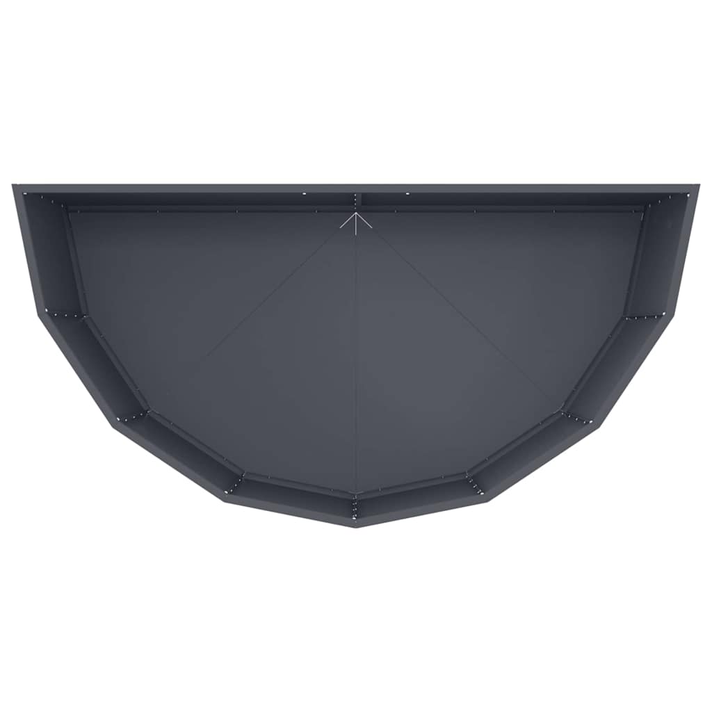 Plantenbak Antraciet 120 x 60 x 50 cm Staal