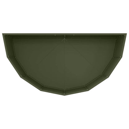 Plantenbak Olijf Groen 120 x 60 x 50 cm Staal