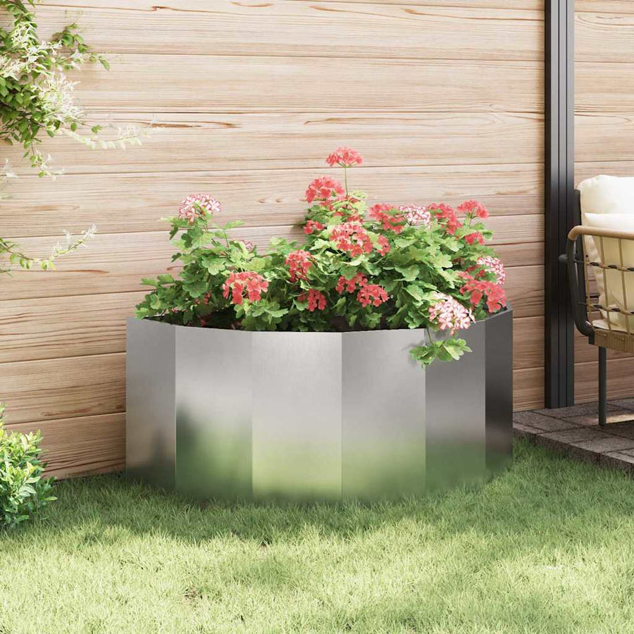 Plantenbak Zilver 120 x 60 x 50 cm Roestvrij staal