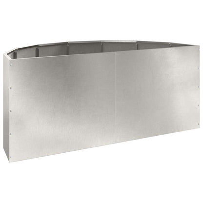 Plantenbak Zilver 120 x 60 x 50 cm Roestvrij staal