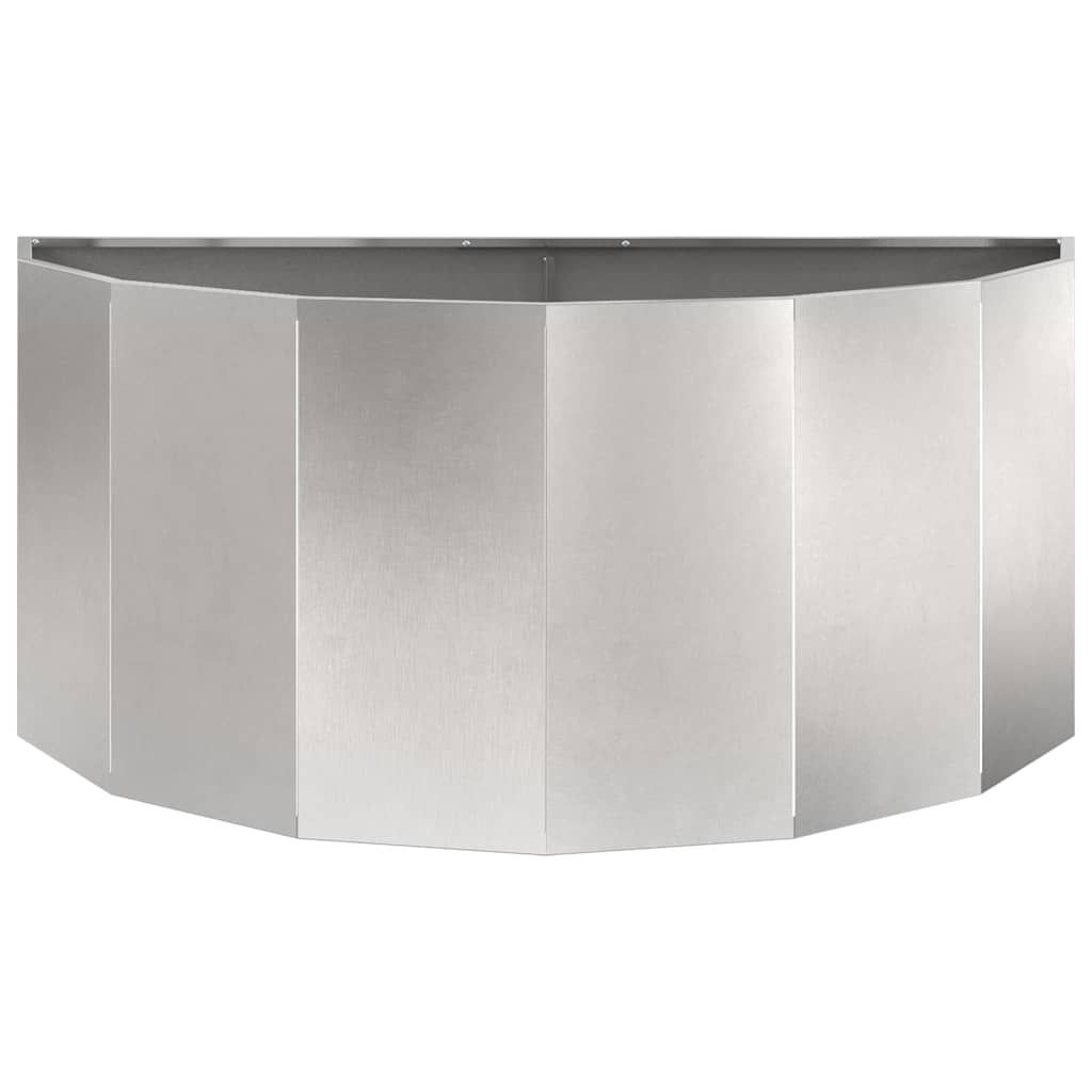 Plantenbak Zilver 120 x 60 x 50 cm Roestvrij staal