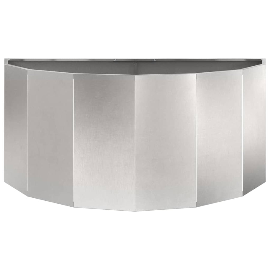 Plantenbak Zilver 120 x 60 x 50 cm Roestvrij staal