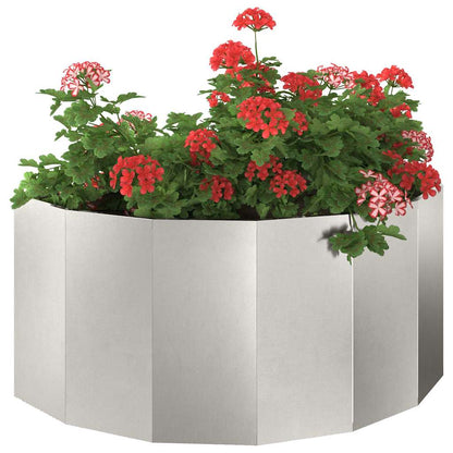 Plantenbak Zilver 120 x 60 x 50 cm Roestvrij staal