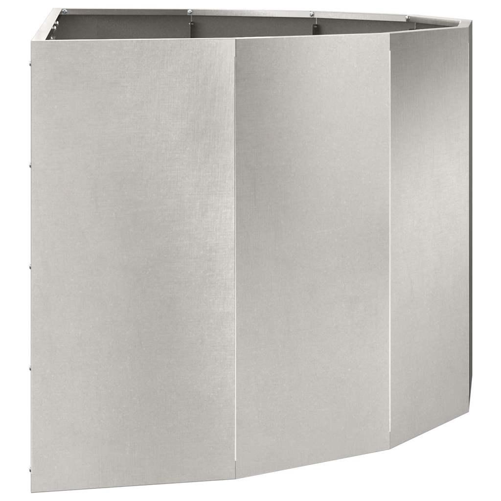 Plantenbak Zilver 120 x 60 x 50 cm Roestvrij staal