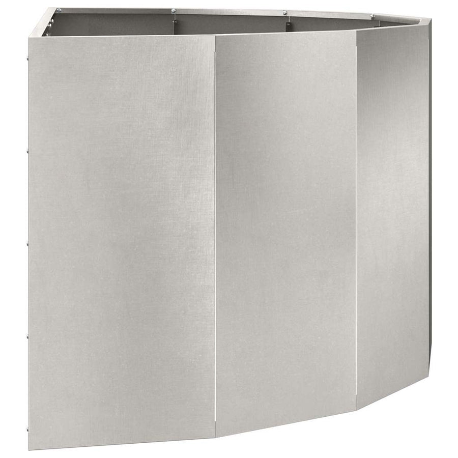 Plantenbak Zilver 120 x 60 x 50 cm Roestvrij staal