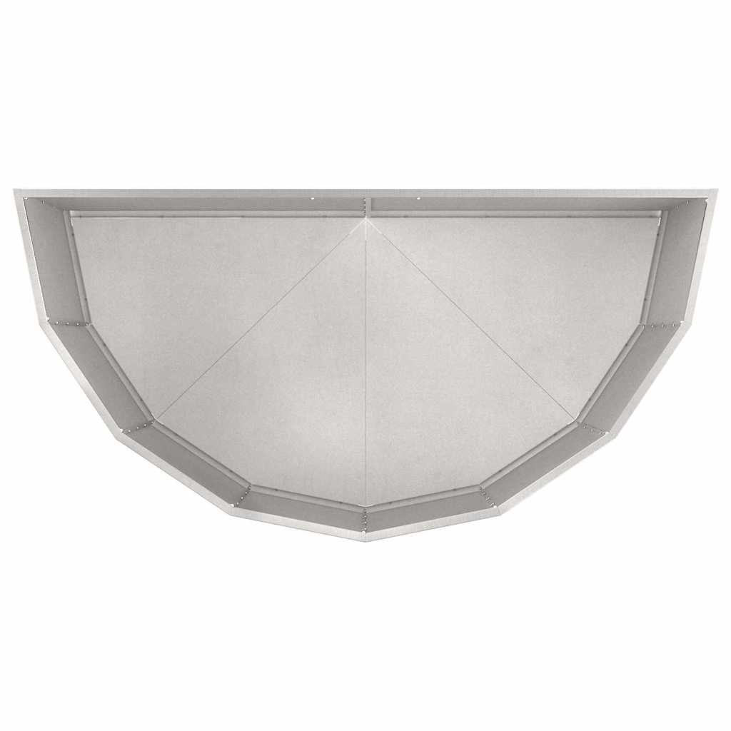 Plantenbak Zilver 120 x 60 x 50 cm Roestvrij staal
