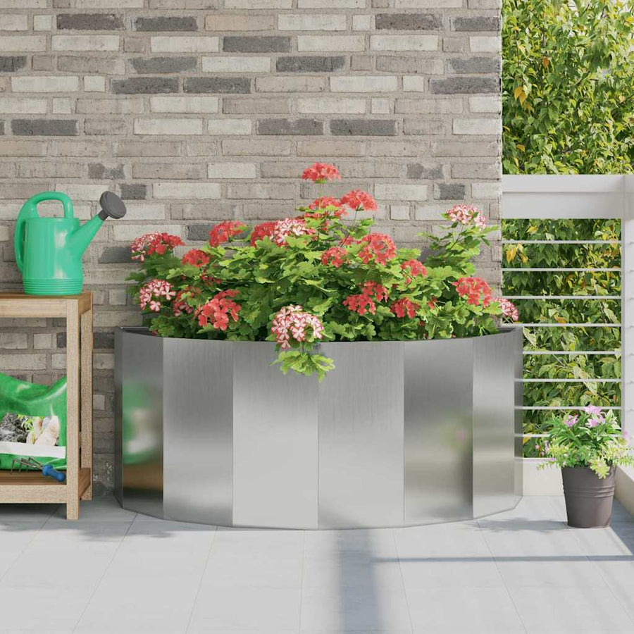 Plantenbak Zilver 120 x 60 x 50 cm Gegalvaniseerd staal