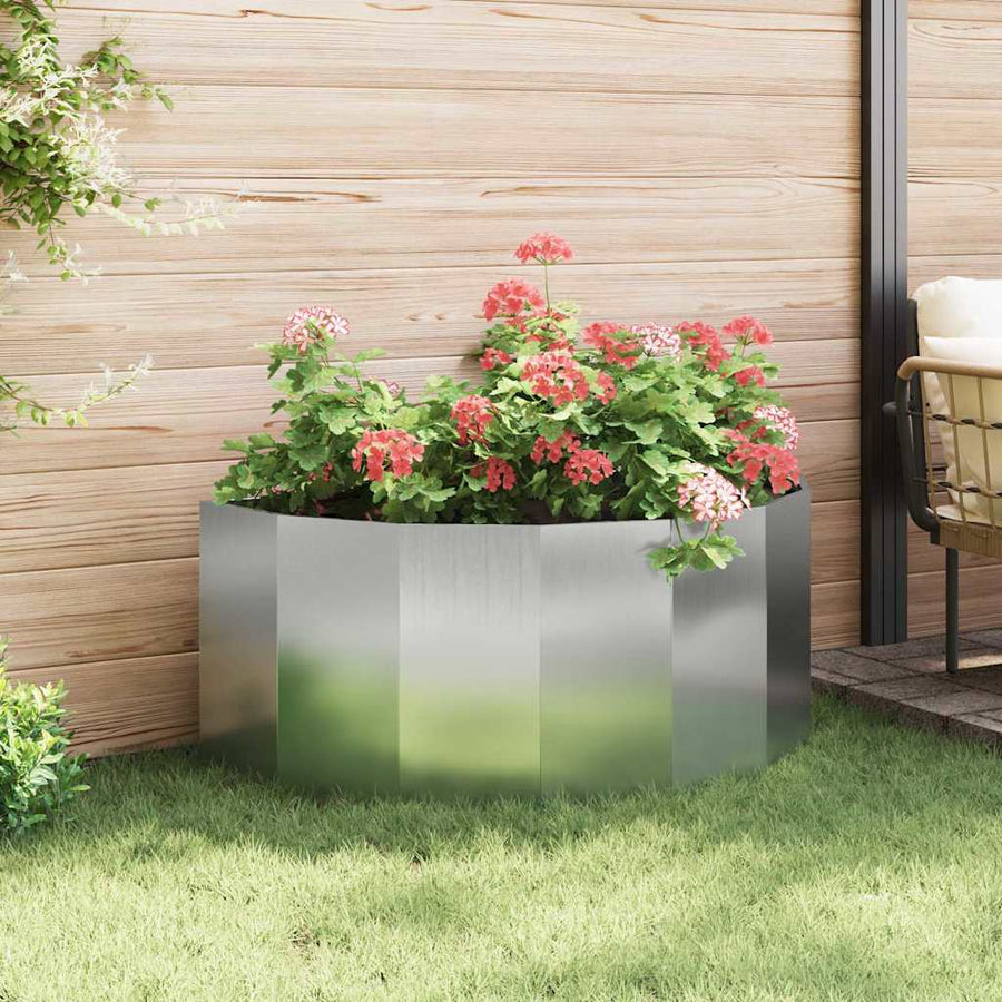 Plantenbak Zilver 120 x 60 x 50 cm Gegalvaniseerd staal