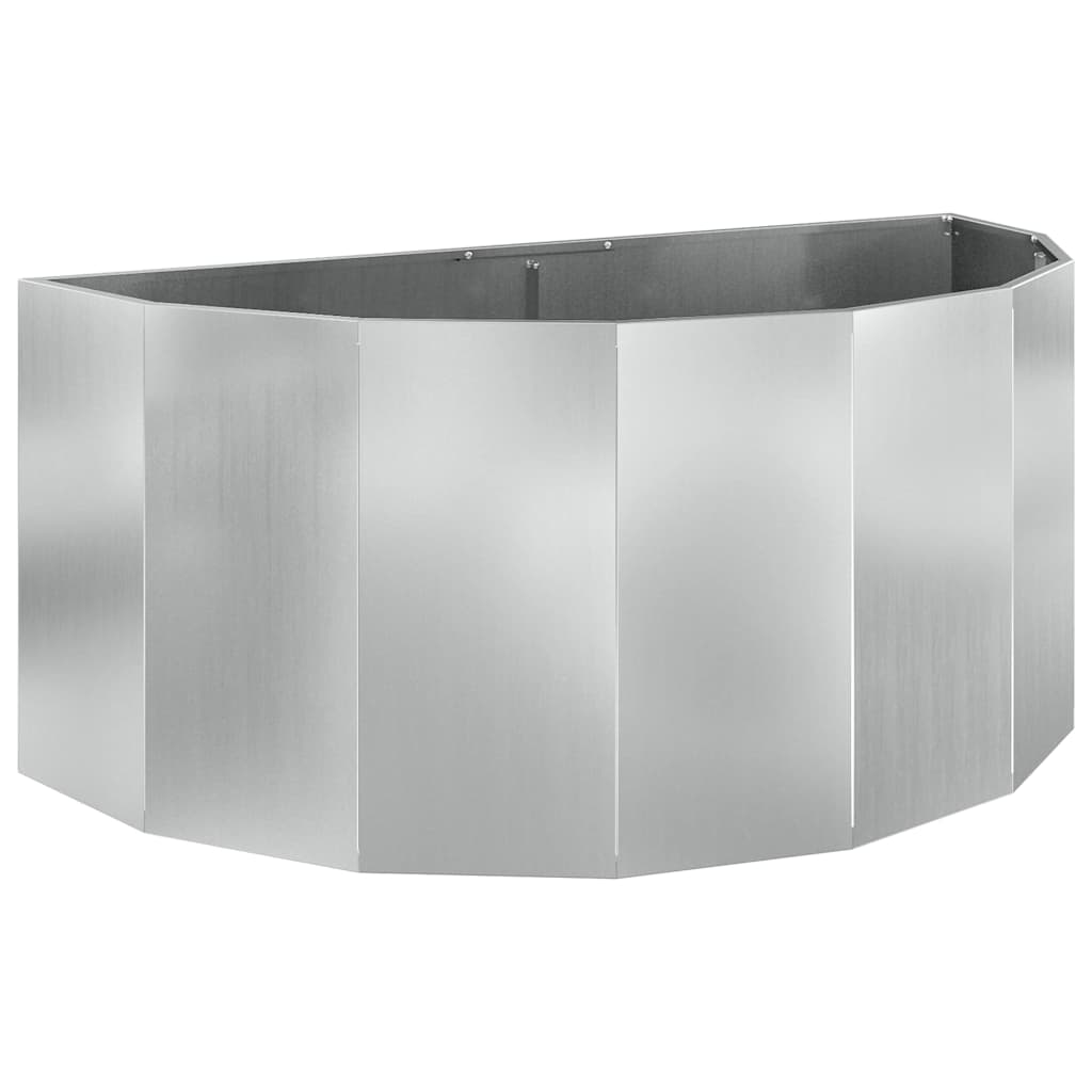 Plantenbak Zilver 120 x 60 x 50 cm Gegalvaniseerd staal