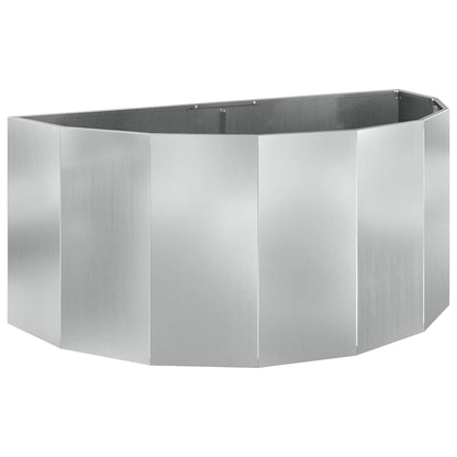 Plantenbak Zilver 120 x 60 x 50 cm Gegalvaniseerd staal