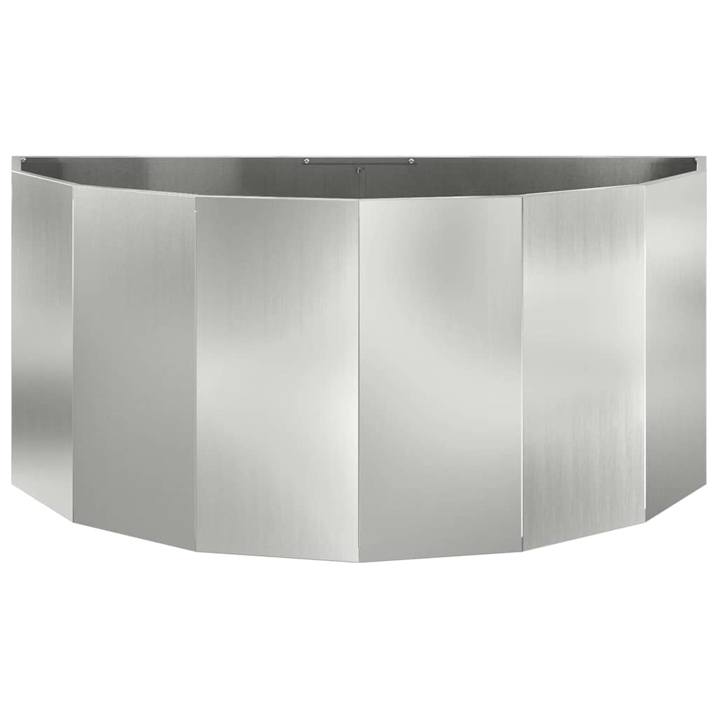 Plantenbak Zilver 120 x 60 x 50 cm Gegalvaniseerd staal