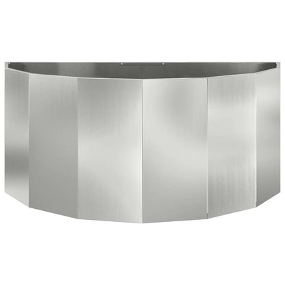 Plantenbak Zilver 120 x 60 x 50 cm Gegalvaniseerd staal