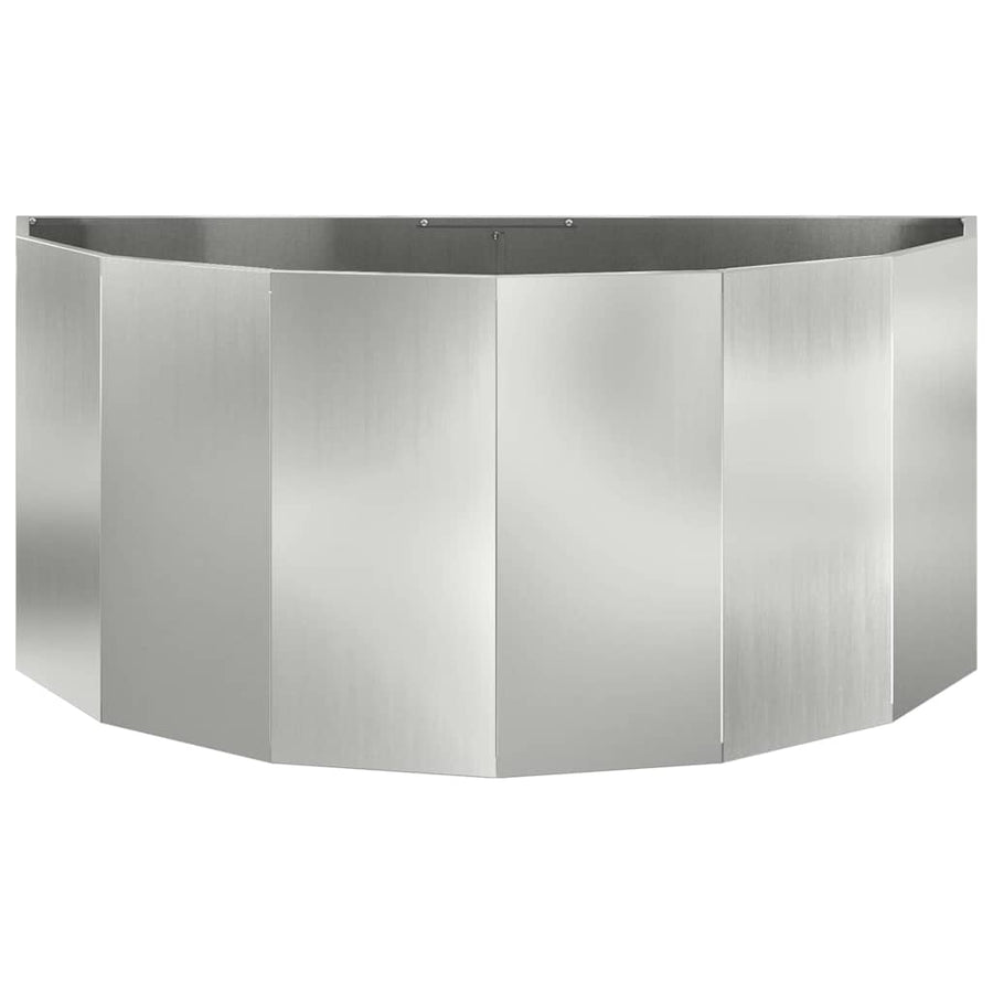 Plantenbak Zilver 120 x 60 x 50 cm Gegalvaniseerd staal
