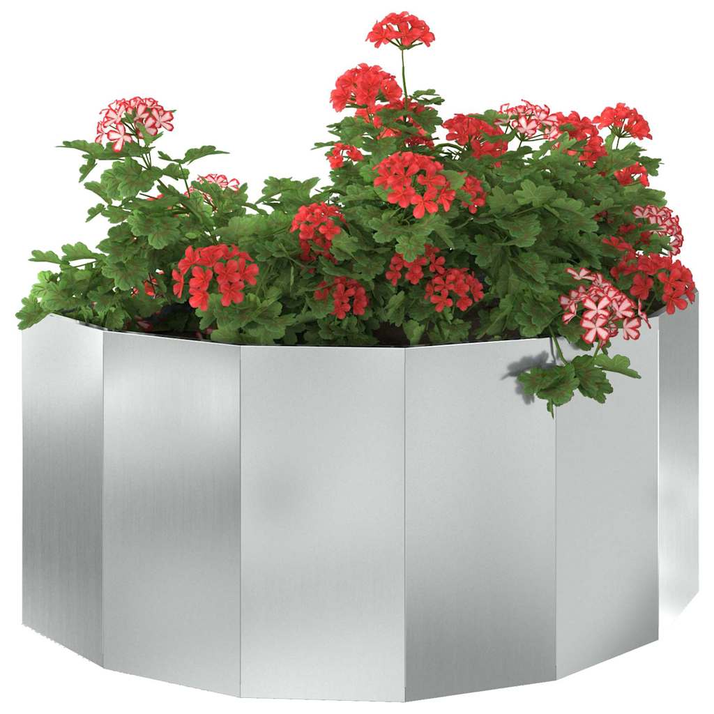 Plantenbak Zilver 120 x 60 x 50 cm Gegalvaniseerd staal