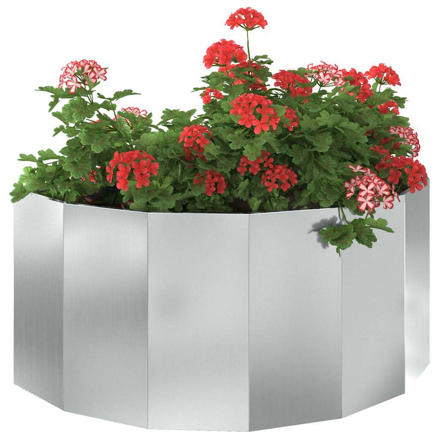 Plantenbak Zilver 120 x 60 x 50 cm Gegalvaniseerd staal