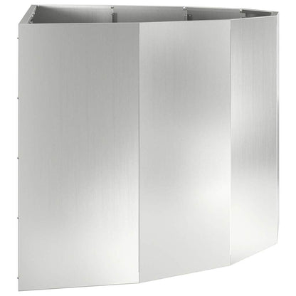 Plantenbak Zilver 120 x 60 x 50 cm Gegalvaniseerd staal