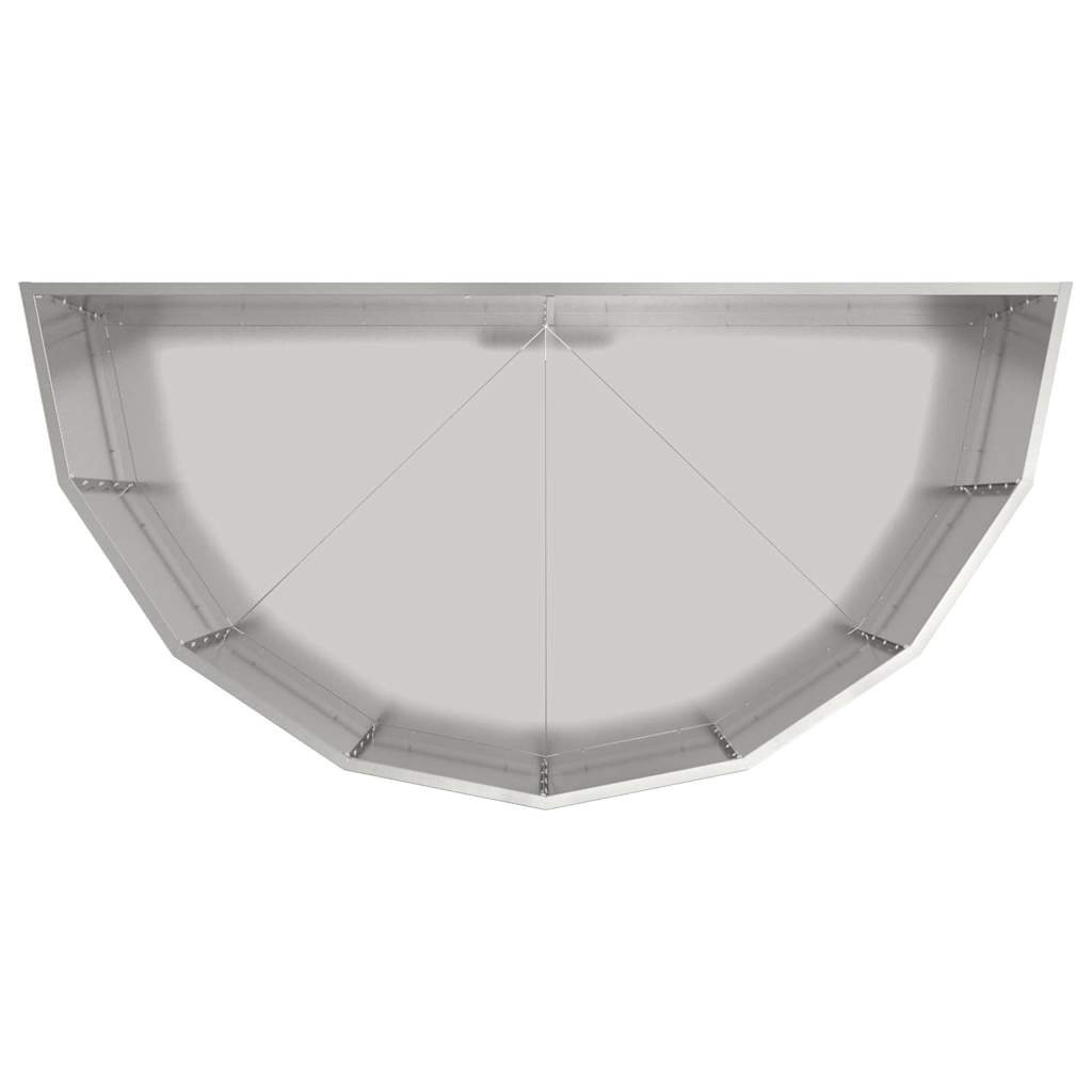 Plantenbak Zilver 120 x 60 x 50 cm Gegalvaniseerd staal