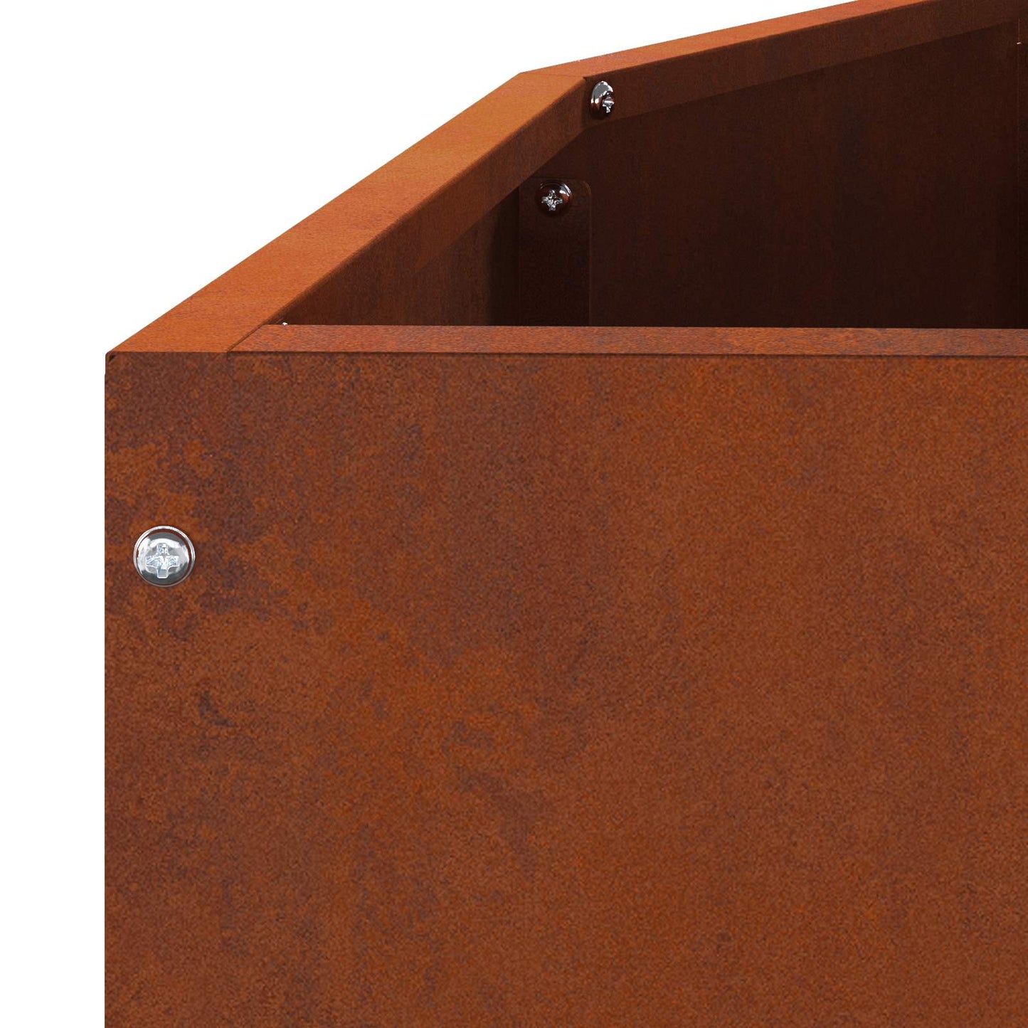 Plantenbak Roestig 120 x 60 x 50 cm weervast staal
