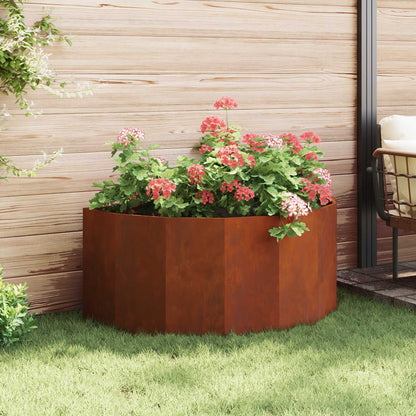 Plantenbak Roestig 120 x 60 x 50 cm weervast staal