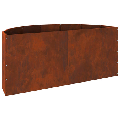 Plantenbak Roestig 120 x 60 x 50 cm weervast staal
