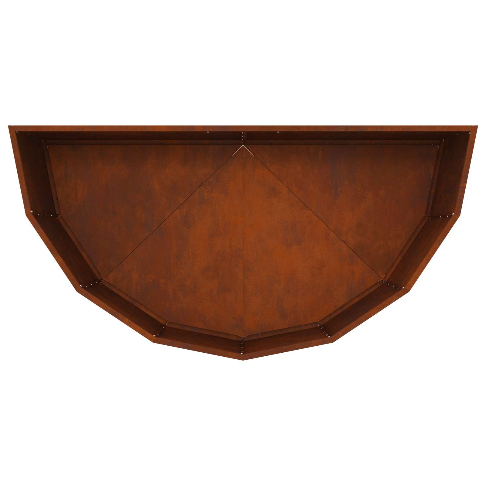Plantenbak Roestig 120 x 60 x 50 cm weervast staal