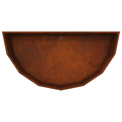 Plantenbak Roestig 120 x 60 x 50 cm weervast staal