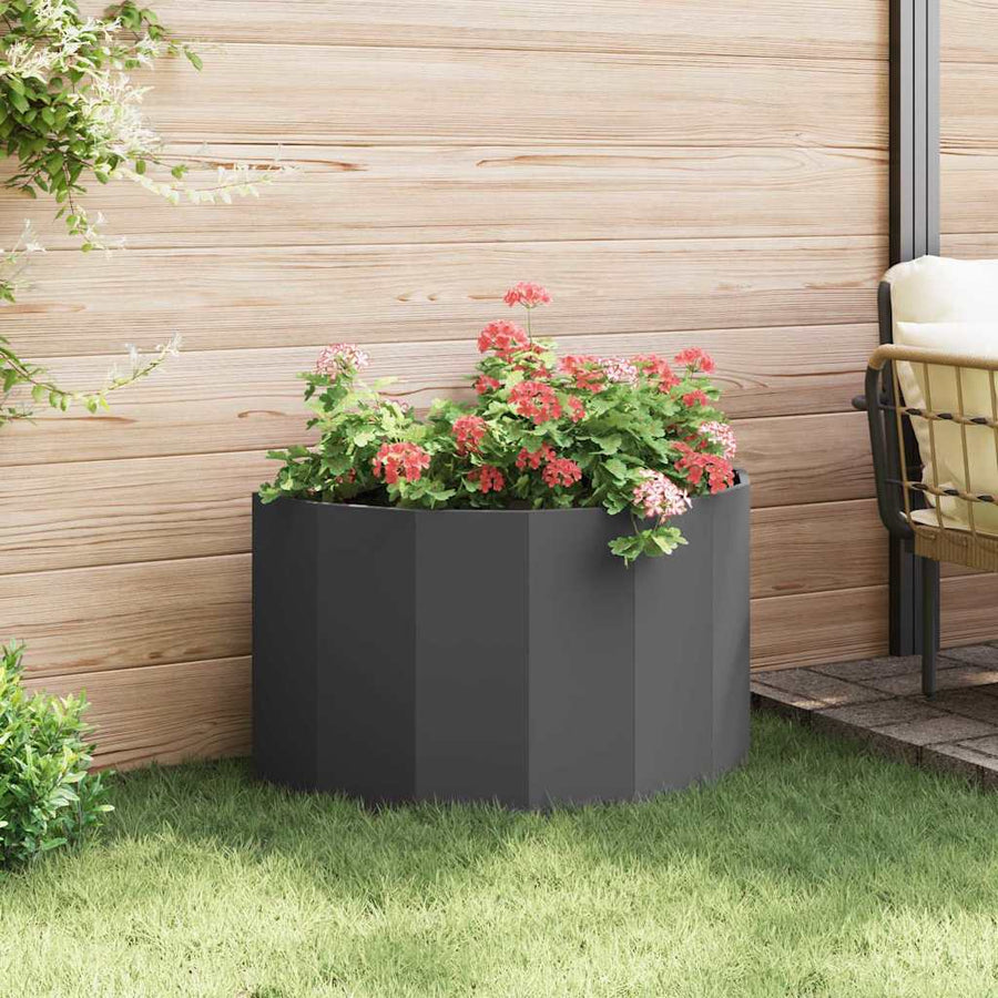 Plantenbak Zwart 90 x 45 x 50 cm Staal