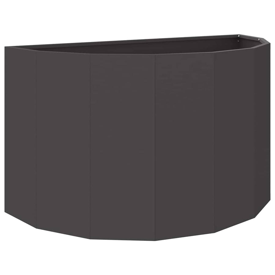 Plantenbak Zwart 90 x 45 x 50 cm Staal