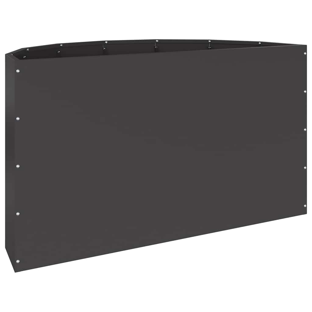 Plantenbak Zwart 90 x 45 x 50 cm Staal