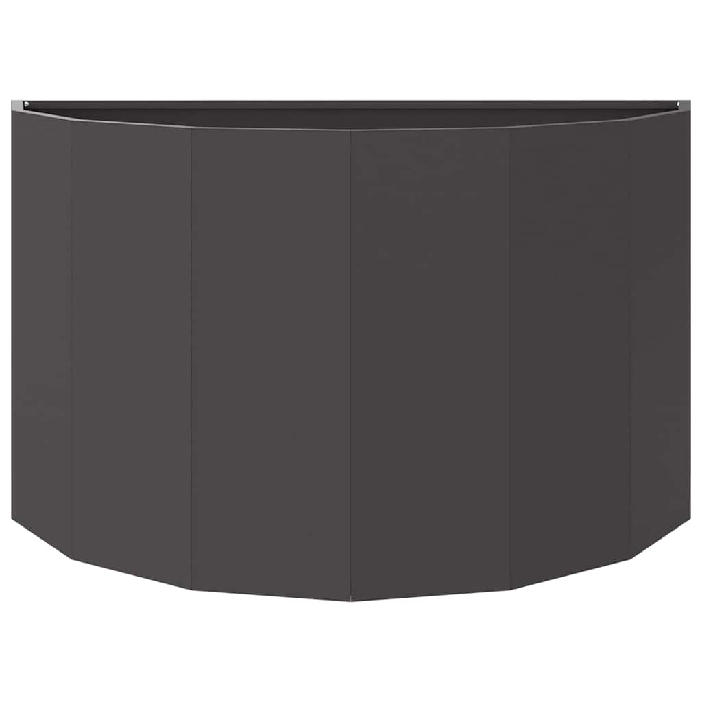 Plantenbak Zwart 90 x 45 x 50 cm Staal
