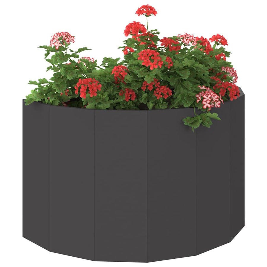 Plantenbak Zwart 90 x 45 x 50 cm Staal