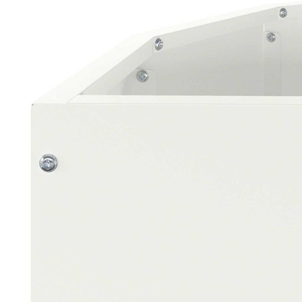 Plantenbak Wit 90 x 45 x 50 cm Staal