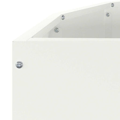 Plantenbak Wit 90 x 45 x 50 cm Staal