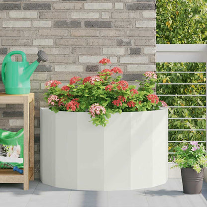 Plantenbak Wit 90 x 45 x 50 cm Staal