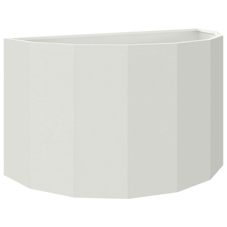Plantenbak Wit 90 x 45 x 50 cm Staal