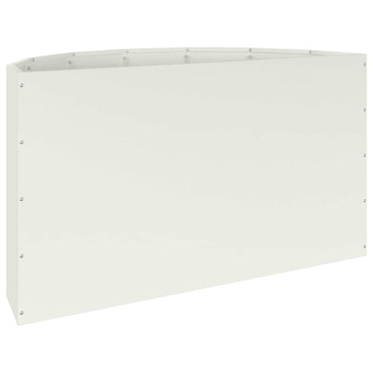 Plantenbak Wit 90 x 45 x 50 cm Staal