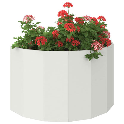 Plantenbak Wit 90 x 45 x 50 cm Staal