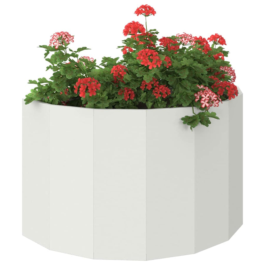 Plantenbak Wit 90 x 45 x 50 cm Staal