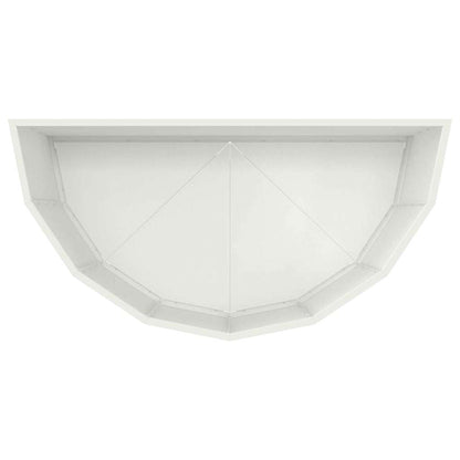 Plantenbak Wit 90 x 45 x 50 cm Staal
