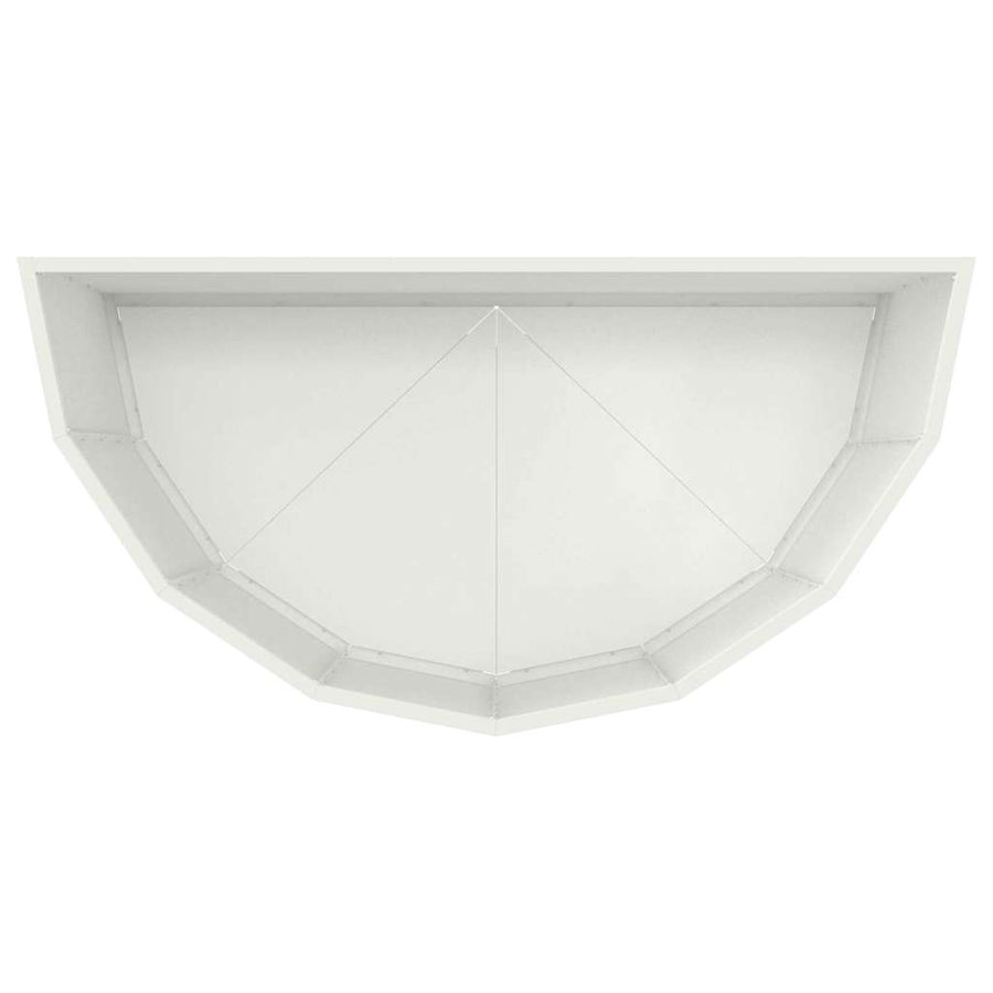 Plantenbak Wit 90 x 45 x 50 cm Staal
